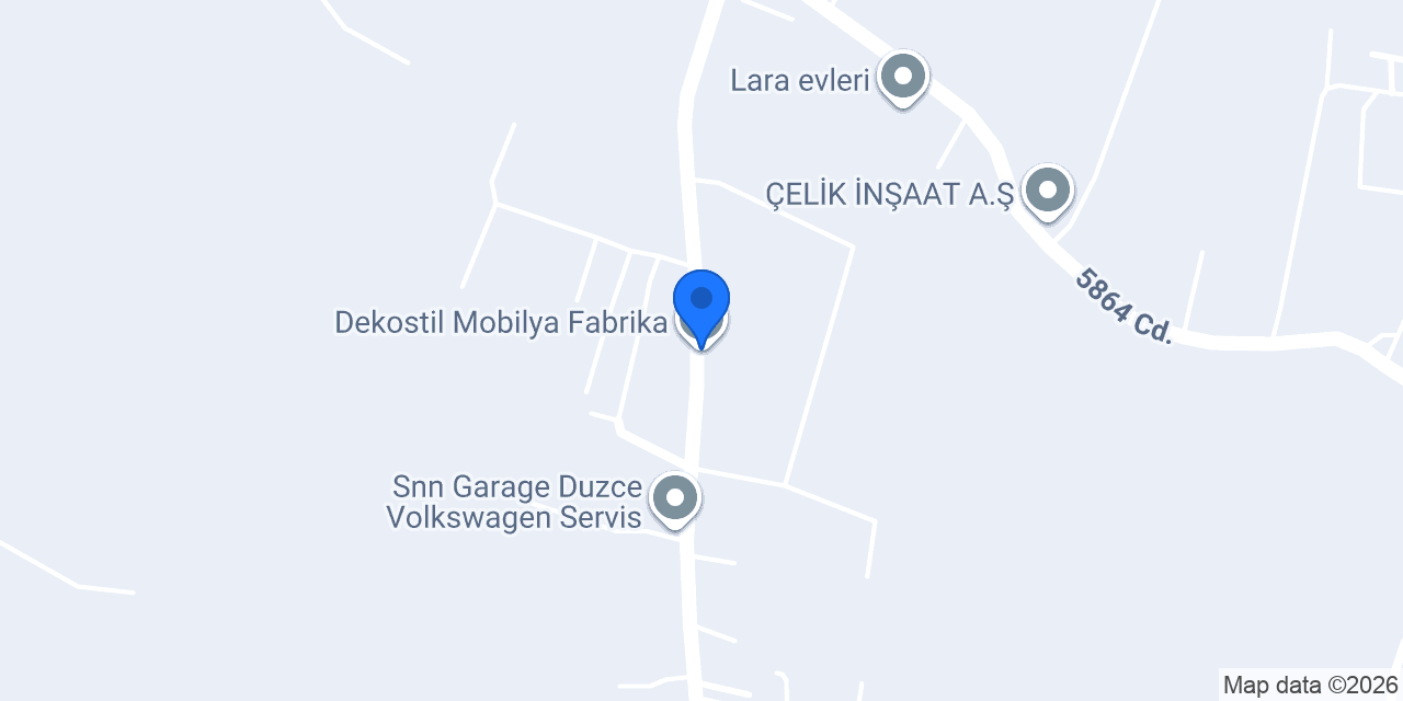 Dekostil Mobilya Fabrika konumu