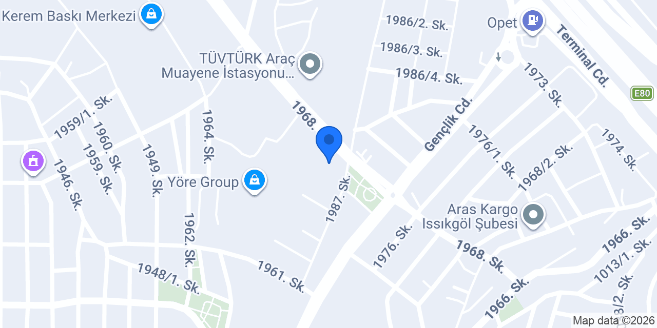 Yıldız orman Ürünleri konumu