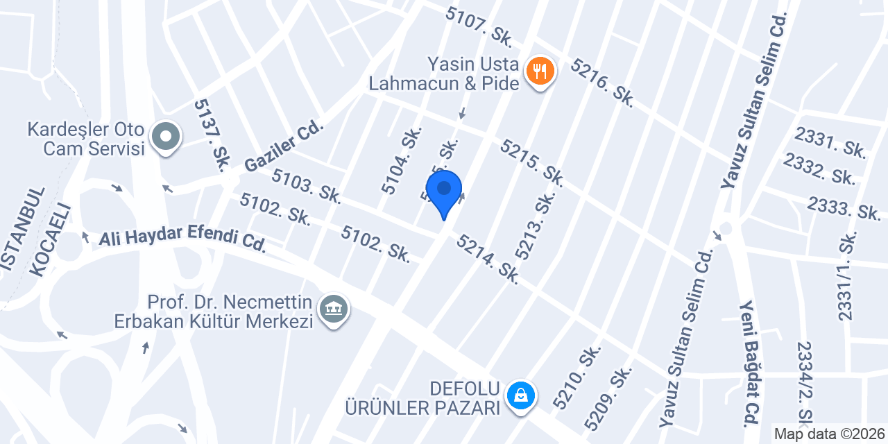Yıldırım Perde konumu