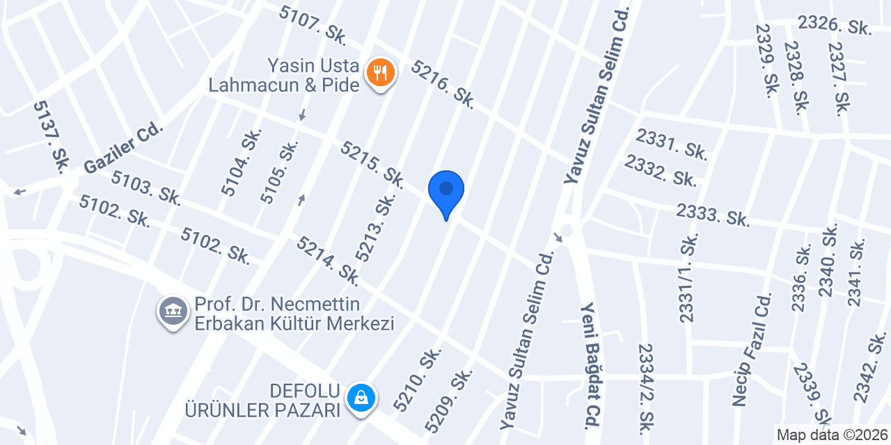 Akücü Hüseyin Usta konumu