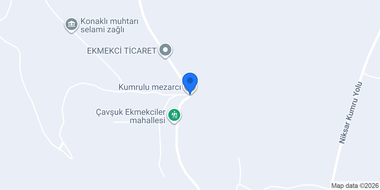Kumrulu mezarcı konumu
