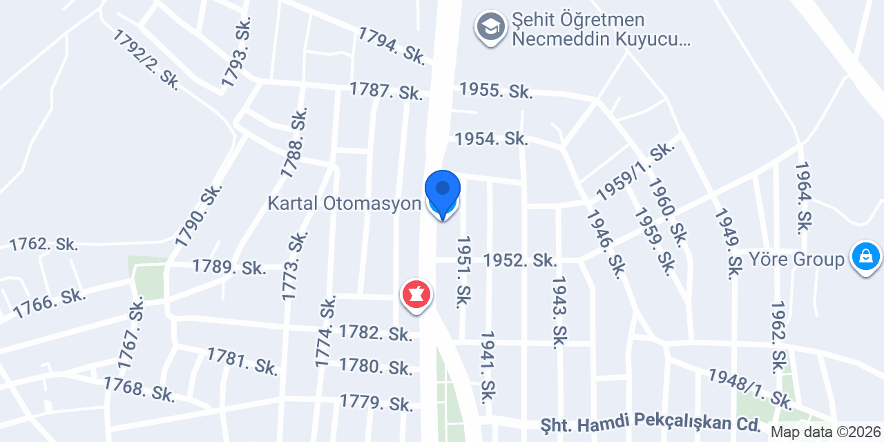Kartal Otomasyon konumu