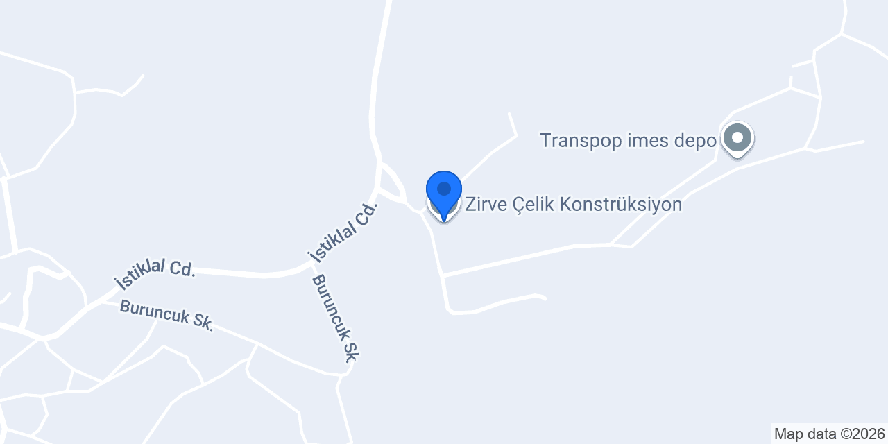 Zirve Çelik Konstrüksiyon konumu