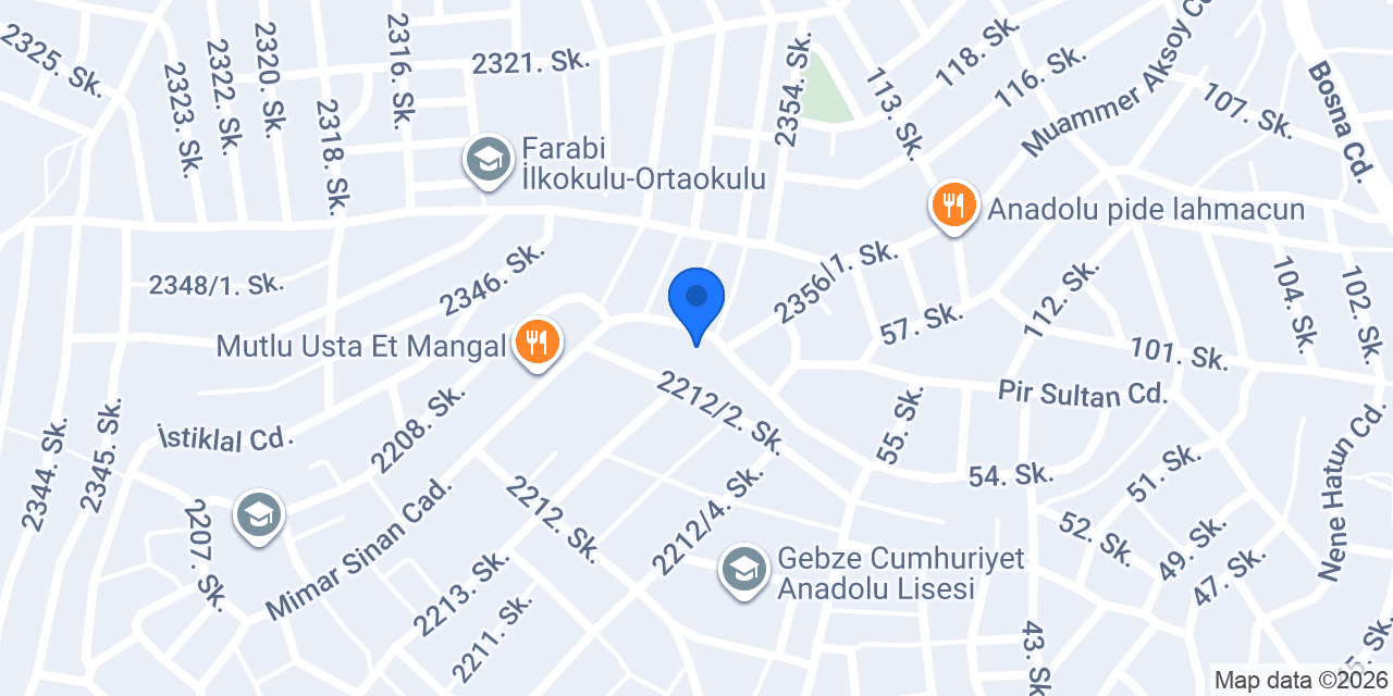 Cahit Usta Boya Badana Tadilat Gebze konumu