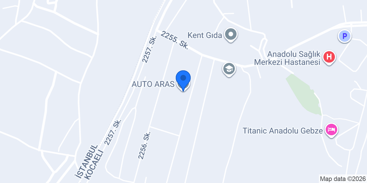 AUTO ARAS konumu