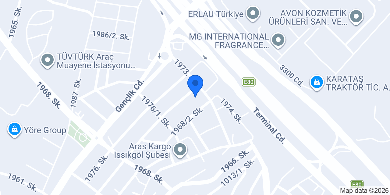 Cağdaş Mekanik Tesisat konumu