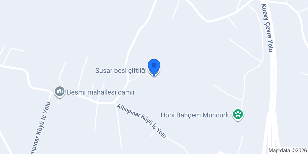 Susar besi çiftliği konumu