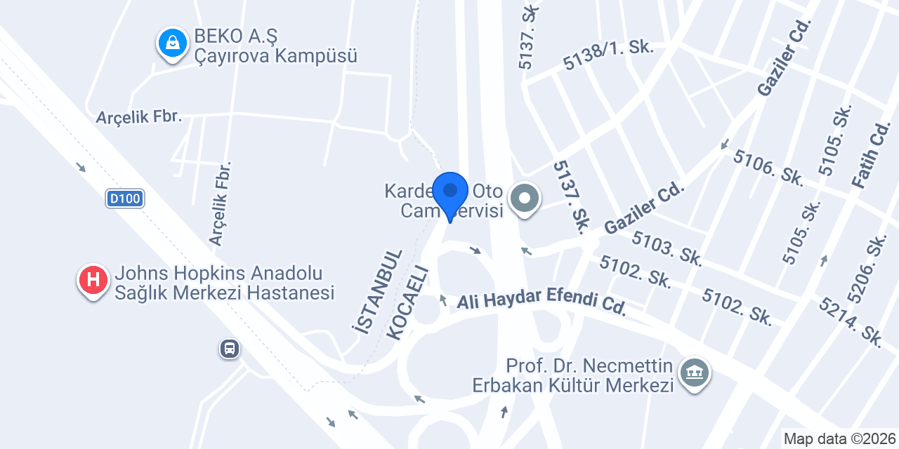 Refrakter Ateş Tuğla konumu