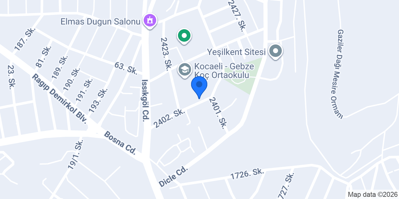Diş Hekimi Hande İlgin Şişman konumu