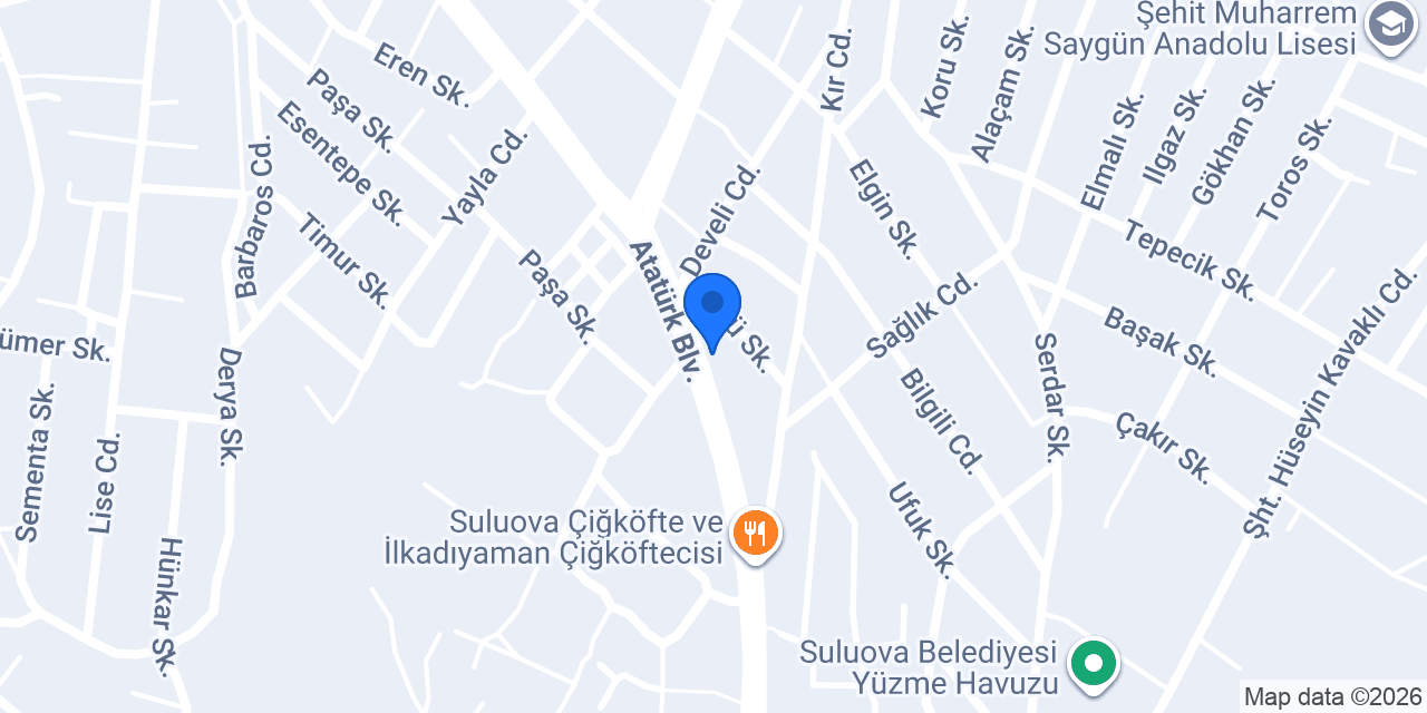 Altın Tepsi Baklavaları konumu