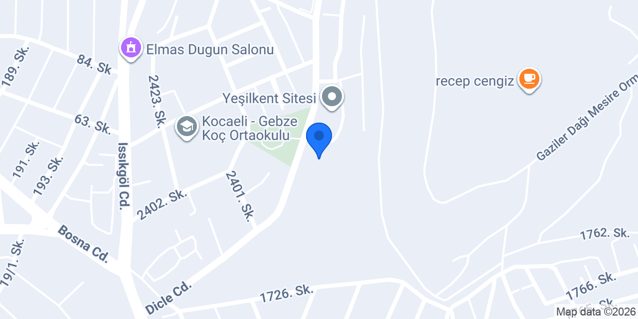 Ece Erkek Kuaförü konumu
