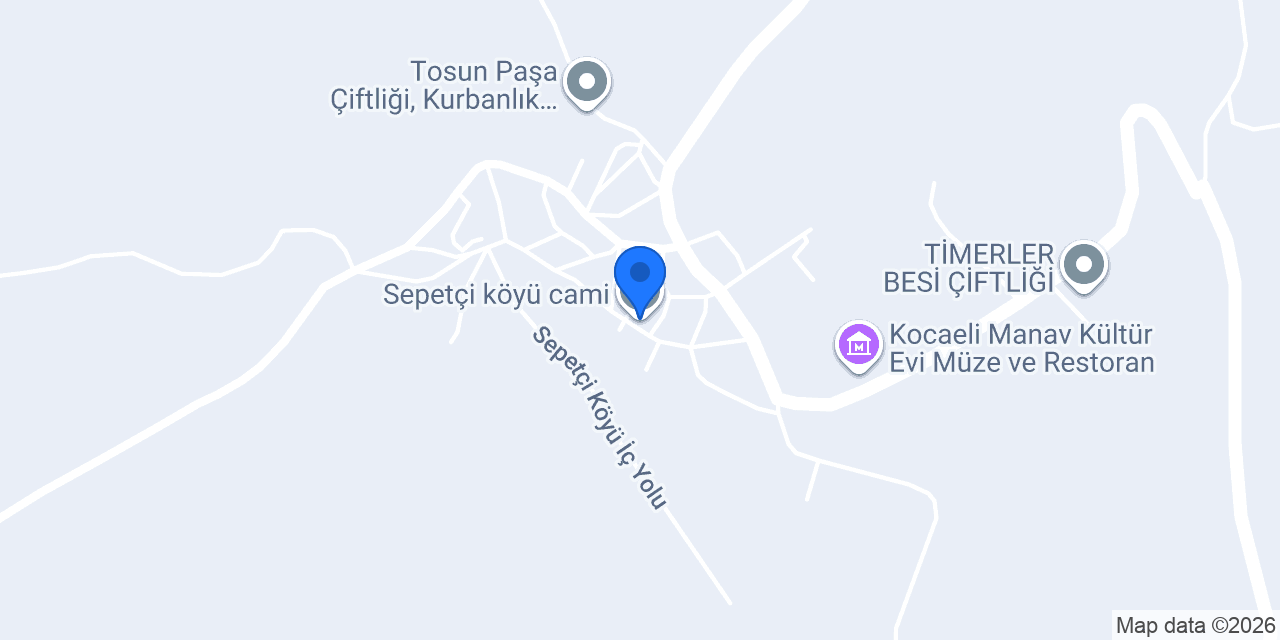 Sepetçi köyü cami konumu