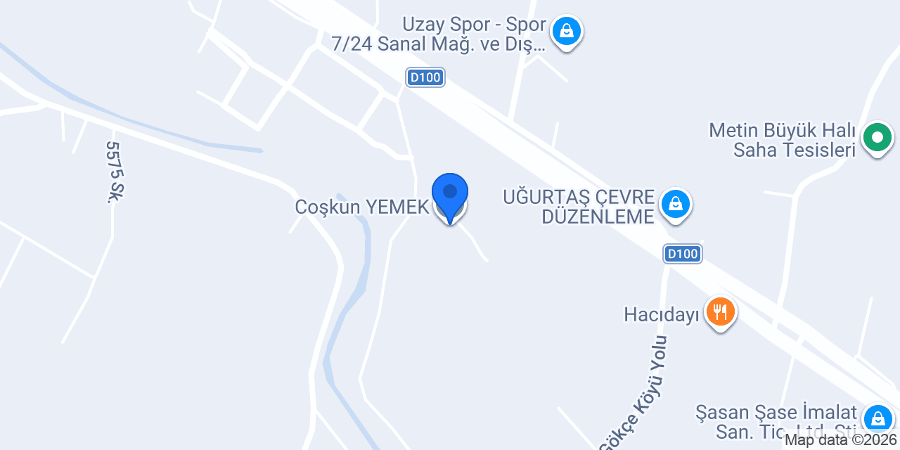 Coşkun YEMEK konumu