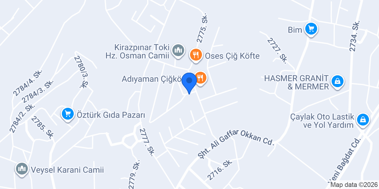 Avşaroğlu Kasap konumu