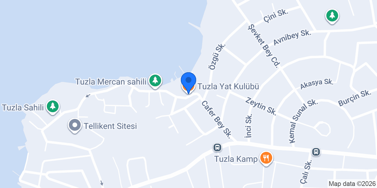 Tuzla Yat Kulübü konumu