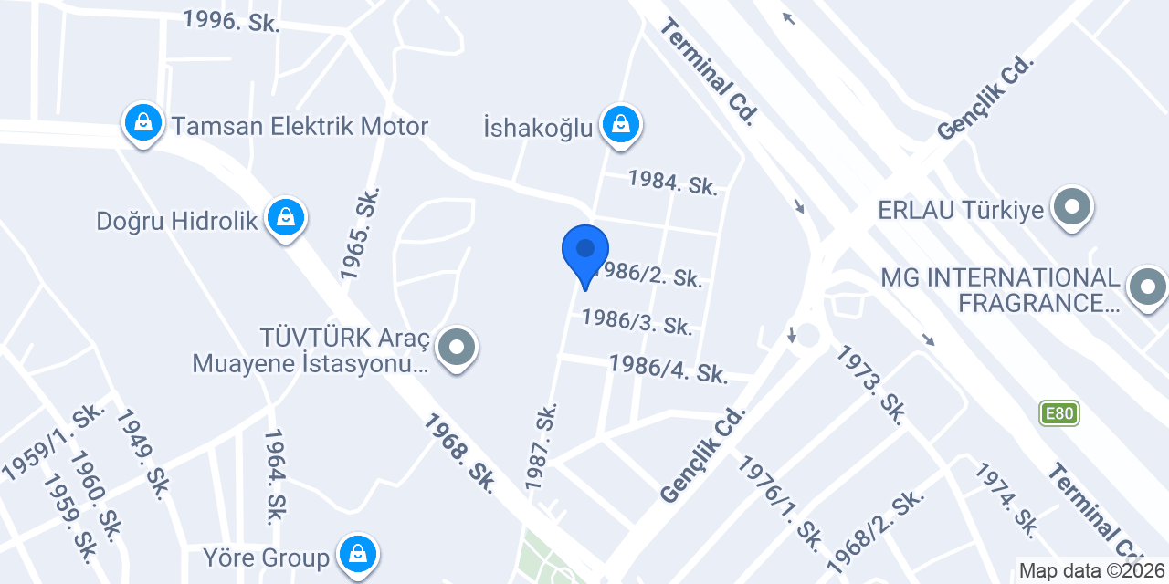 Kaptan Servis Aracları konumu