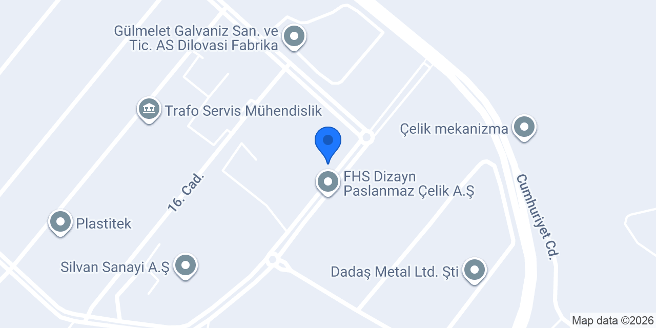 Aker Döküm konumu