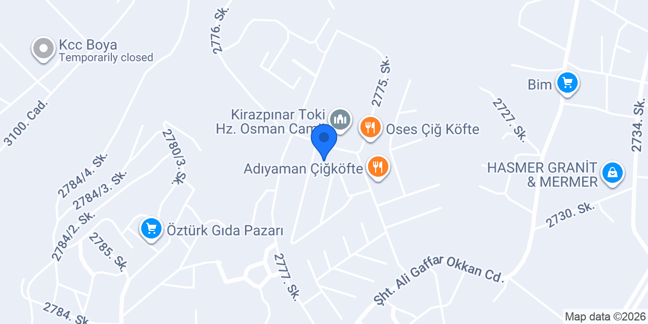 Terzi (Tailor) Hacer ASDARLI konumu