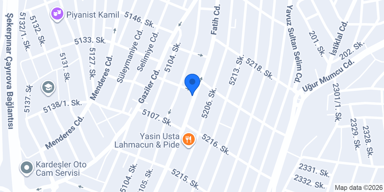 Tatbak Yenimahalle Şubesi konumu