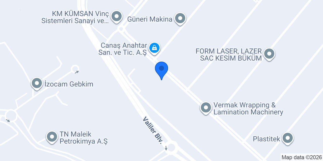 Tekmod Otomotiv A.Ş. konumu