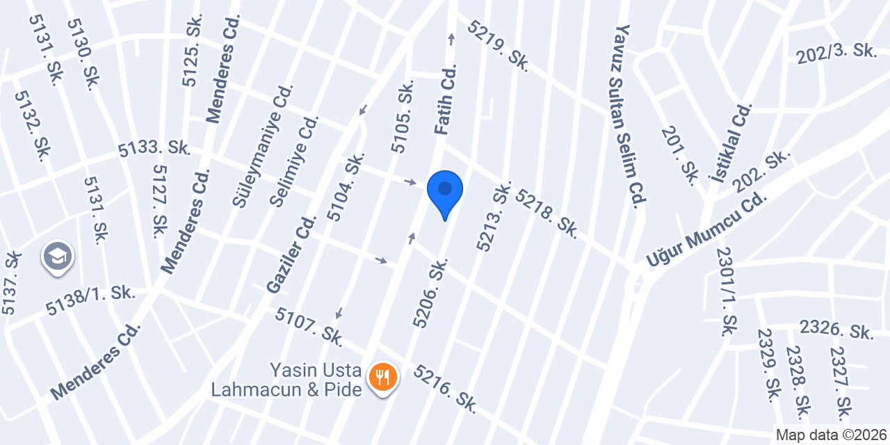 Alp Mobilya ve Dekorasyon konumu