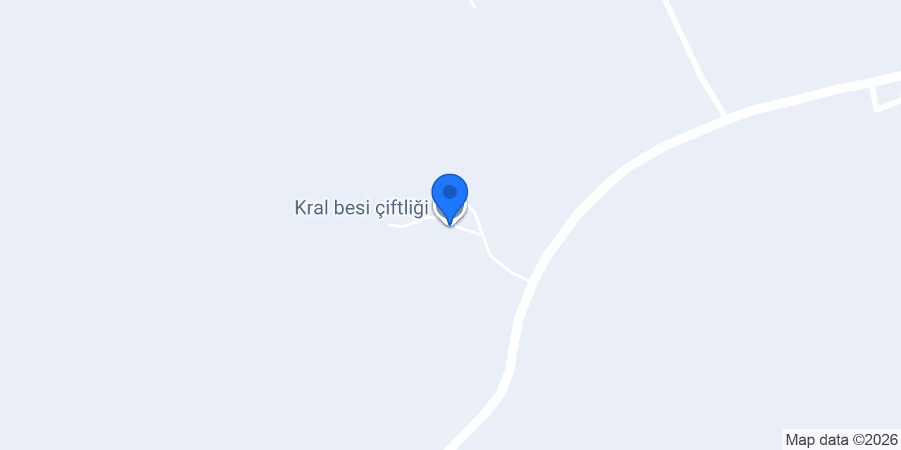 Kral besi çiftliği konumu