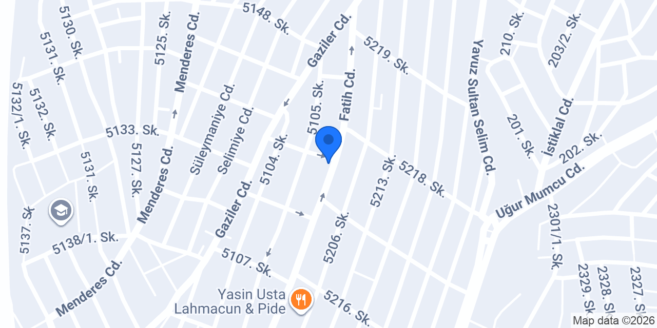 Derya Bayan Kuaförü konumu