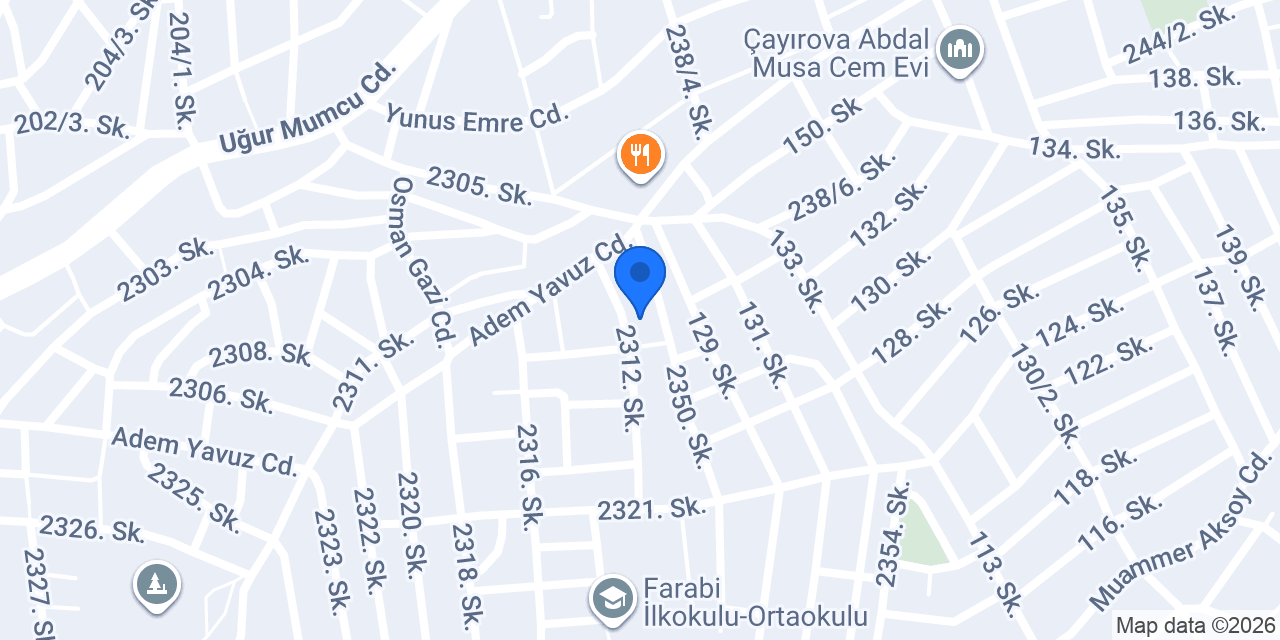 Eczane Yeni Deniz konumu