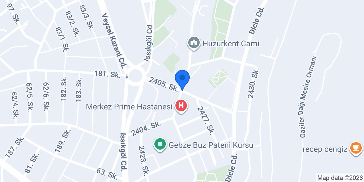 Op. Dr. Hıdır Tanyıldızı konumu