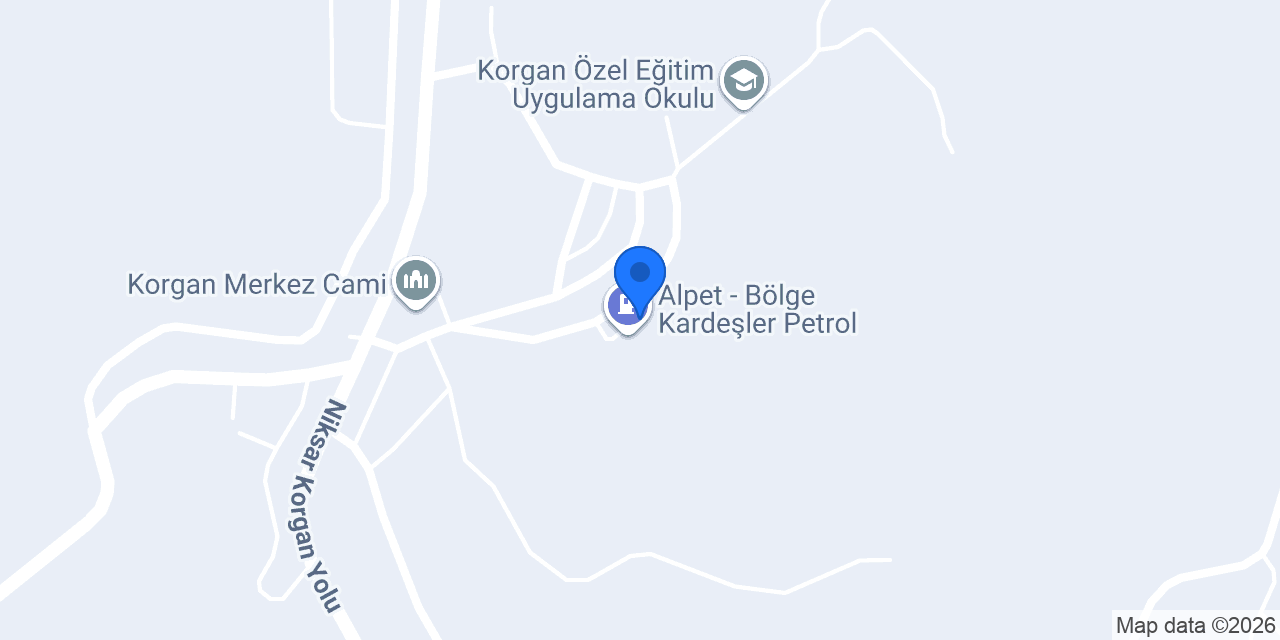 KORGAN OTEL konumu
