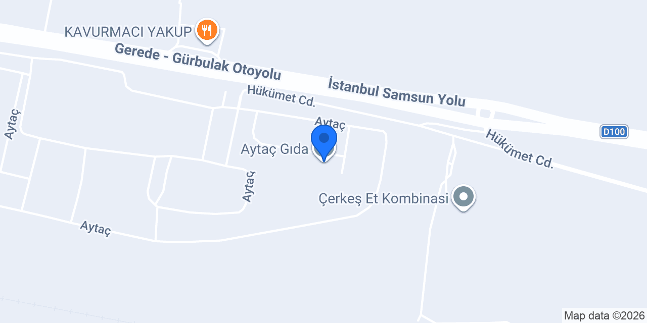 Aytaç Gıda konumu