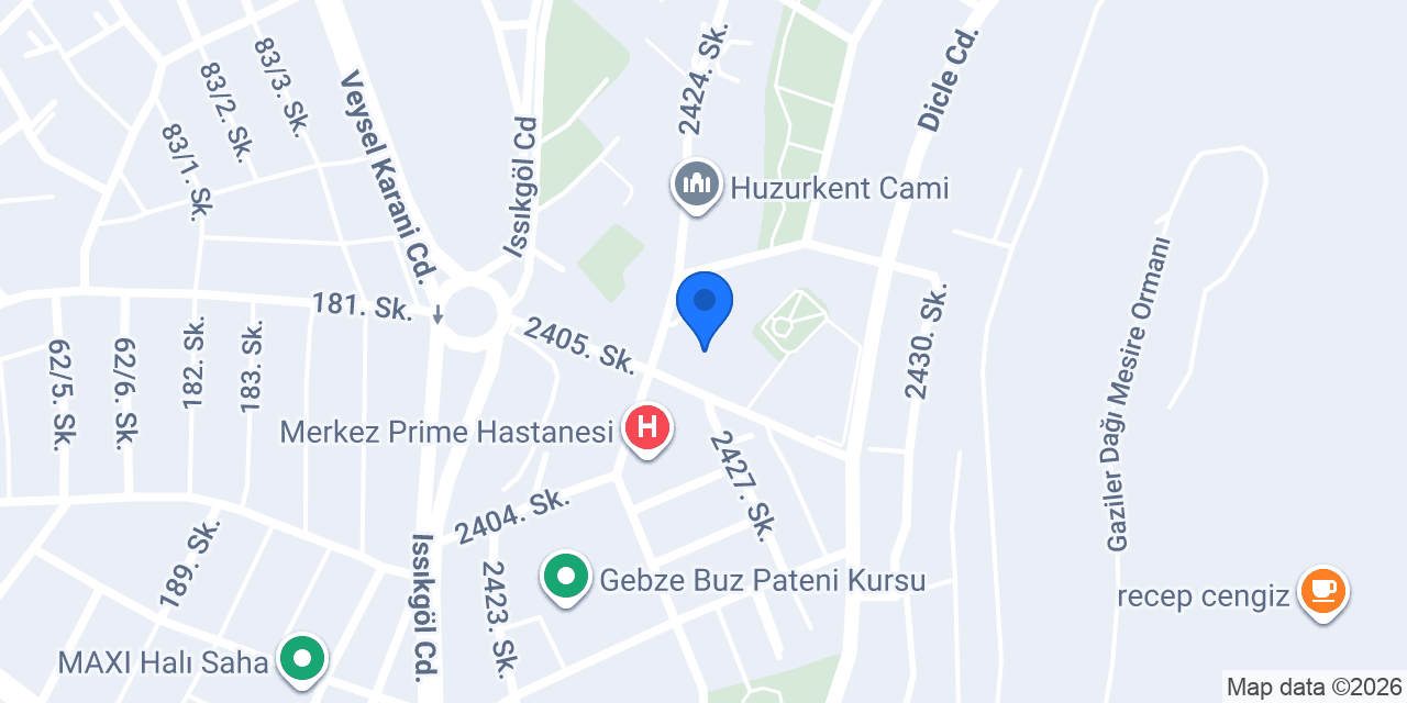 OKÇU İÇ MİMARLIK konumu