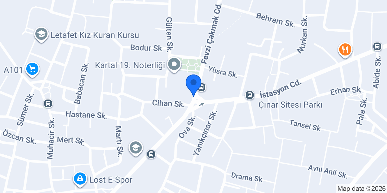 Fırıncı Tuzla konumu