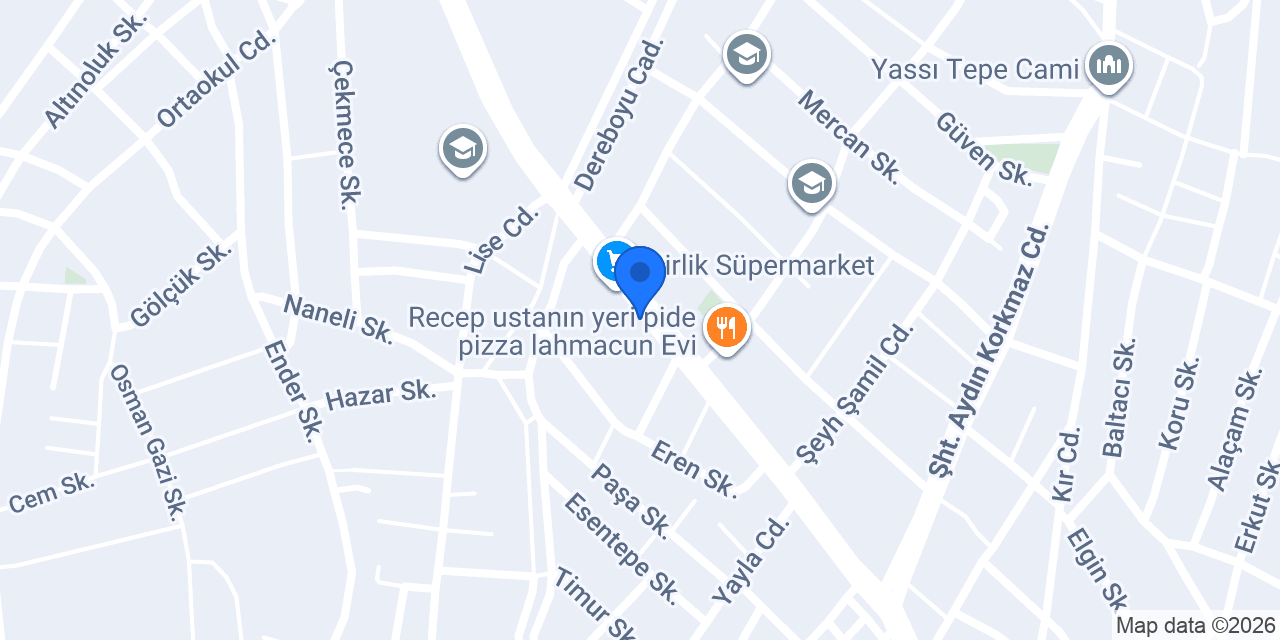 Orçun Pide Salonu konumu