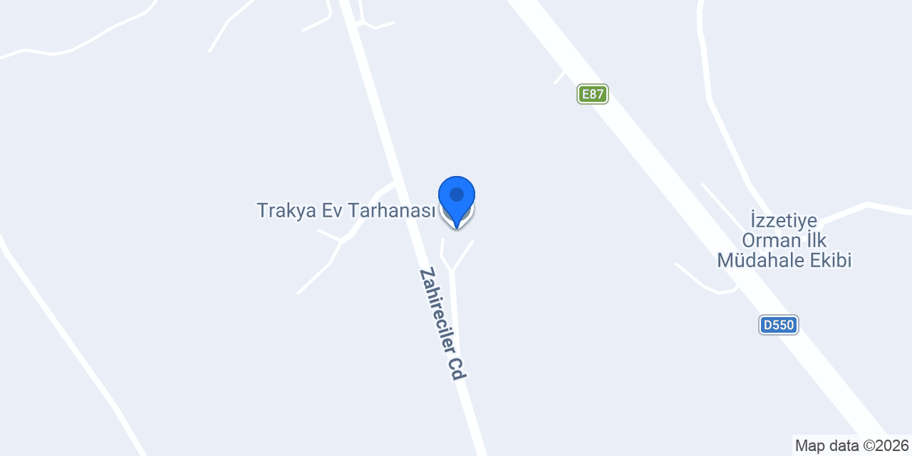 Trakya Ev Tarhanası konumu