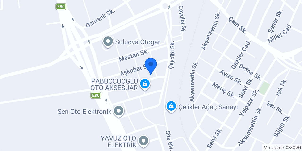 Sarıdaş Metal konumu