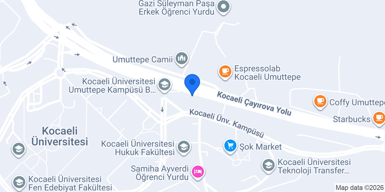 ÜNİVERSİTE ECZANESİ konumu