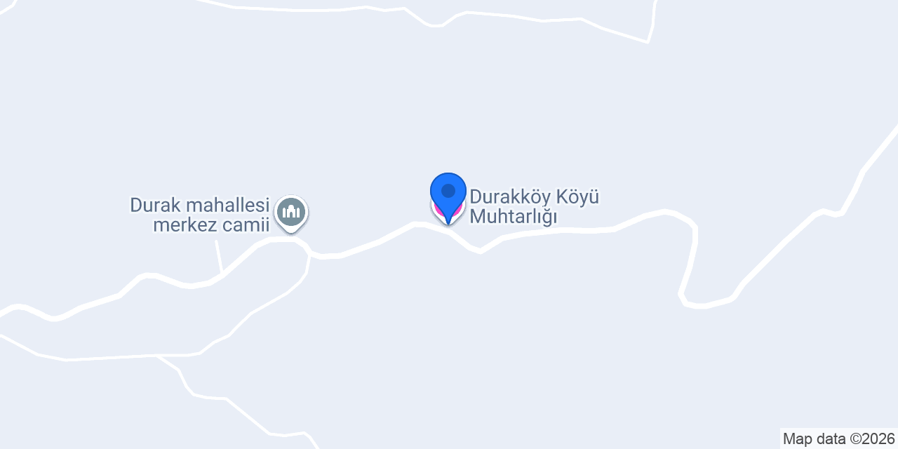 Durakköy Köyü Muhtarlığı konumu