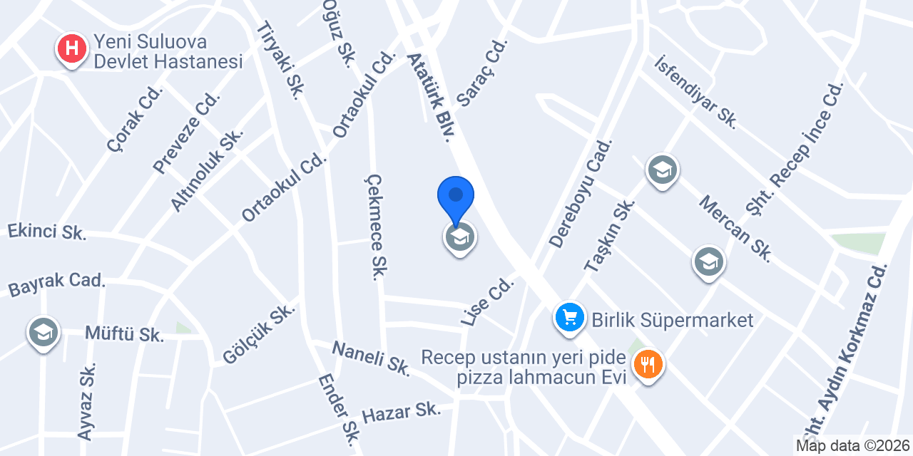 Zirve Kitabevi konumu