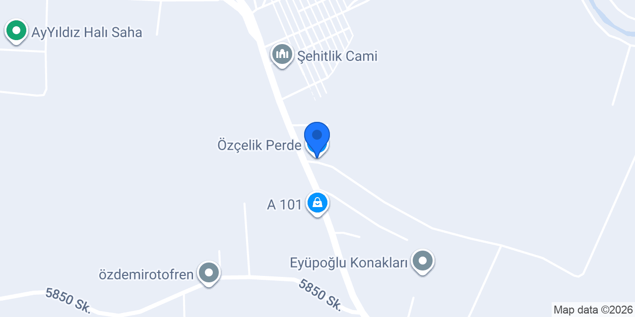Özçelik Perde konumu