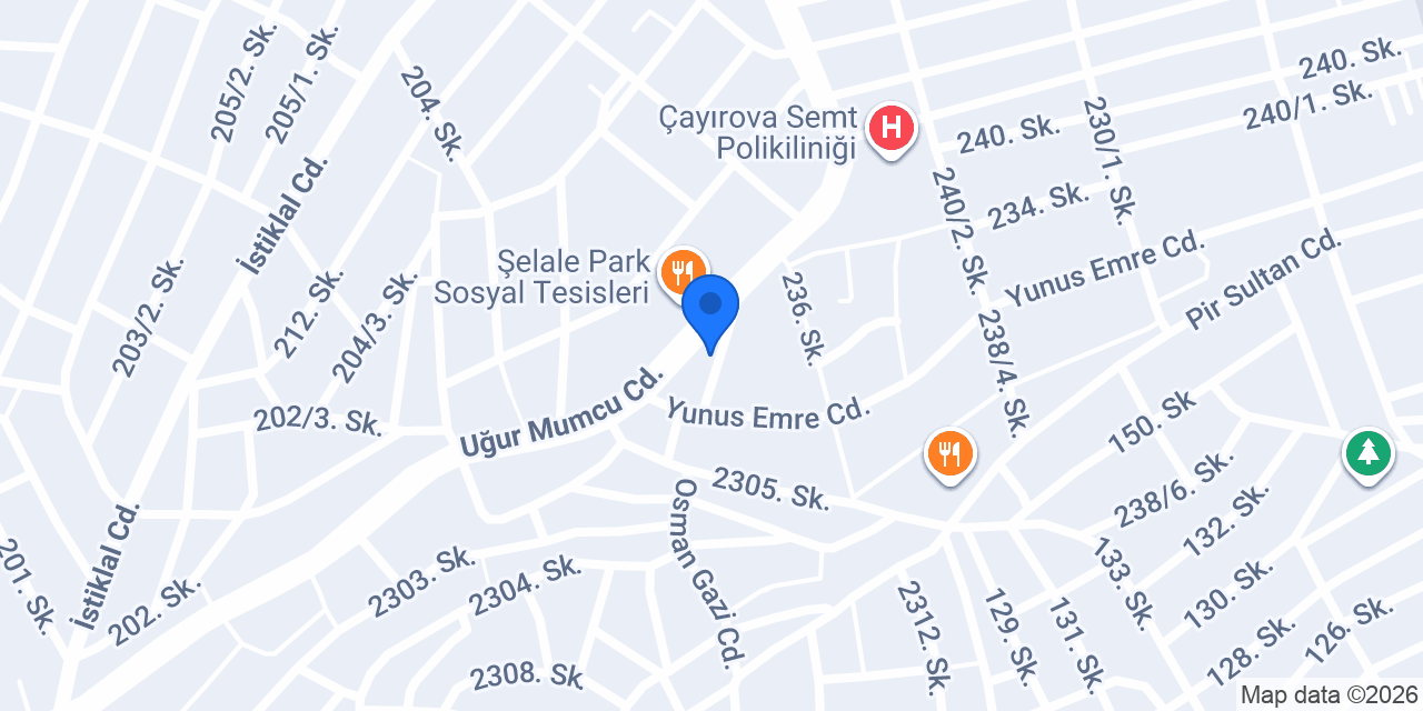 IŞIK ELEKTRİK ÇAYIROVA konumu