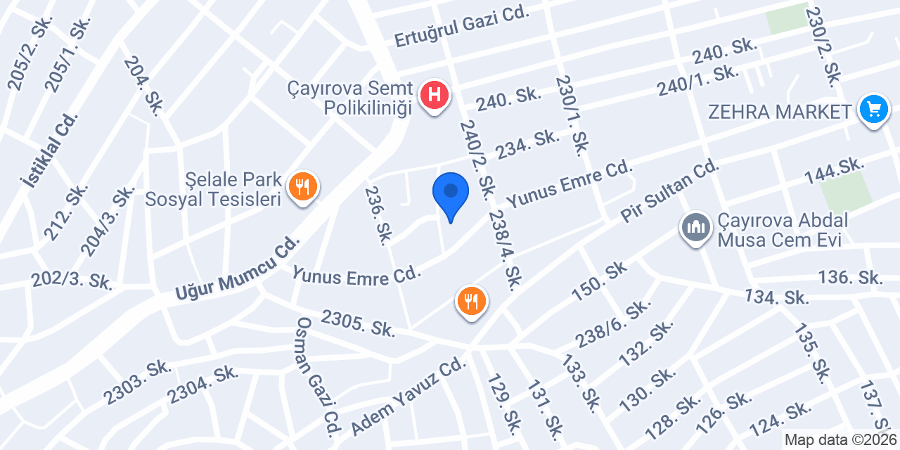 Ehlibeyt Camii Kurumsal konumu