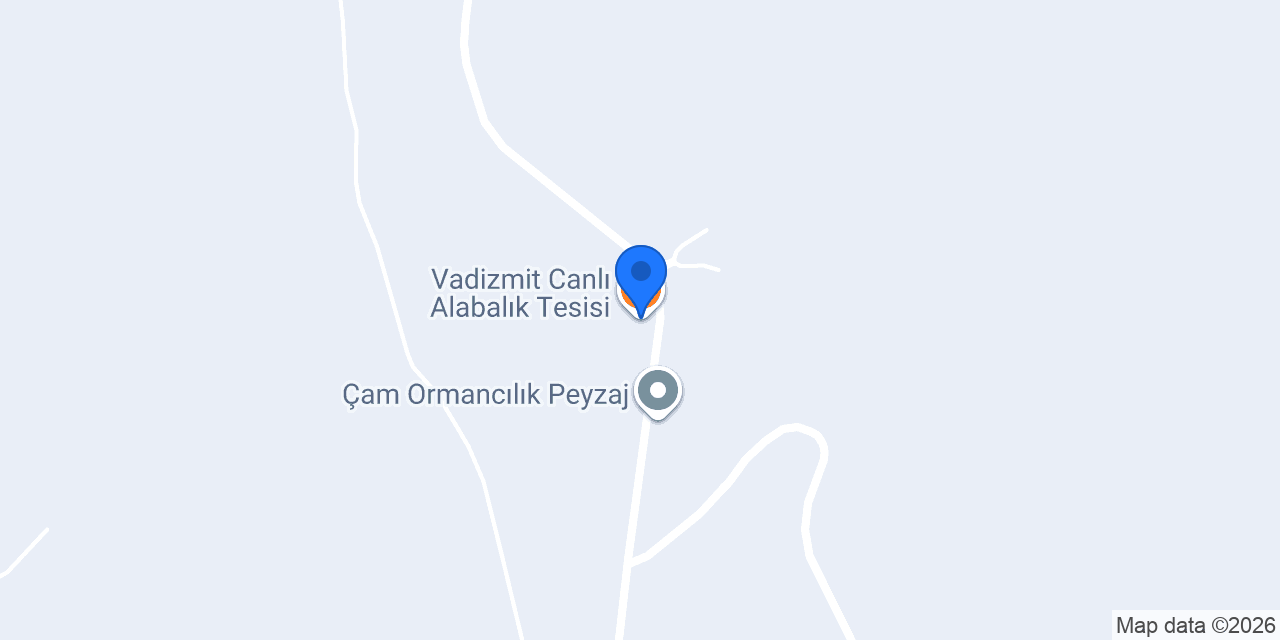 Vadizmit Canlı Alabalık Tesisi konumu