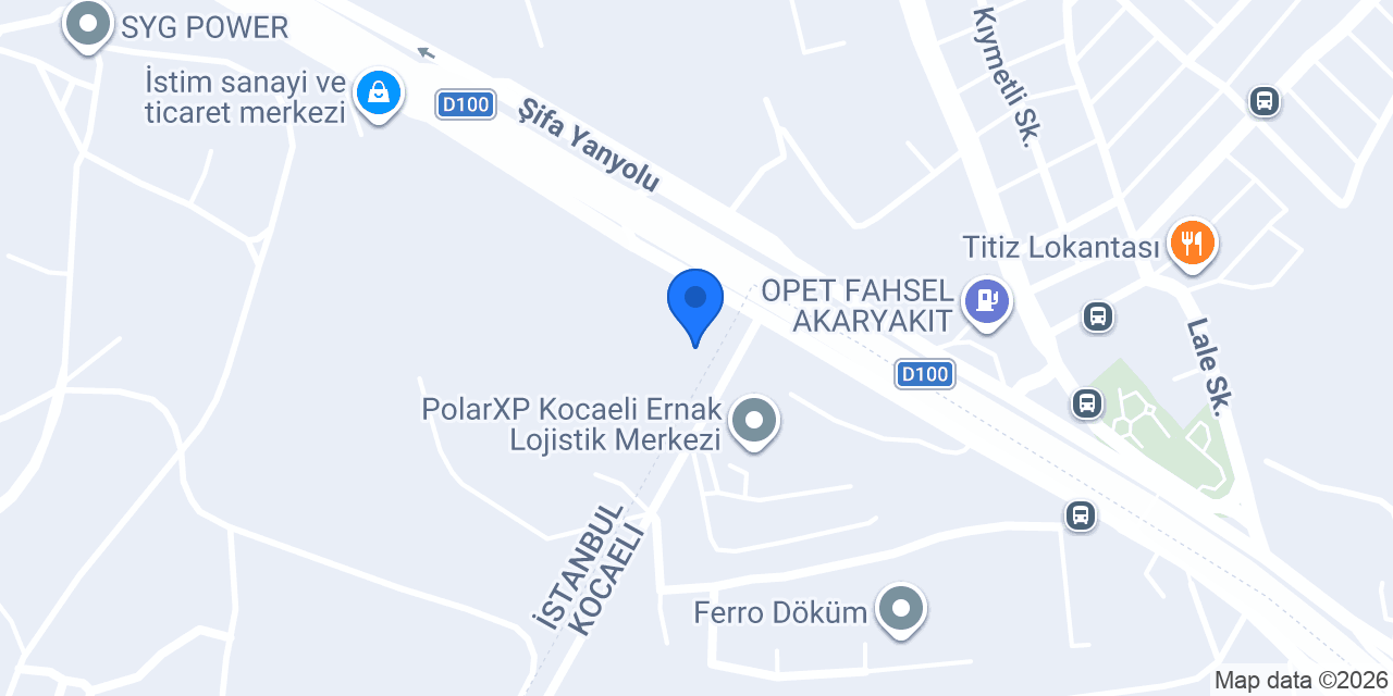 Akmeşe Ambalaj konumu