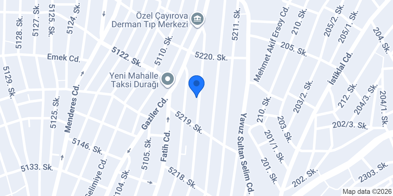 Darıca Cam Balkon konumu