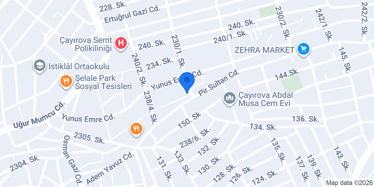 Marmara Halı Yıkama konumu