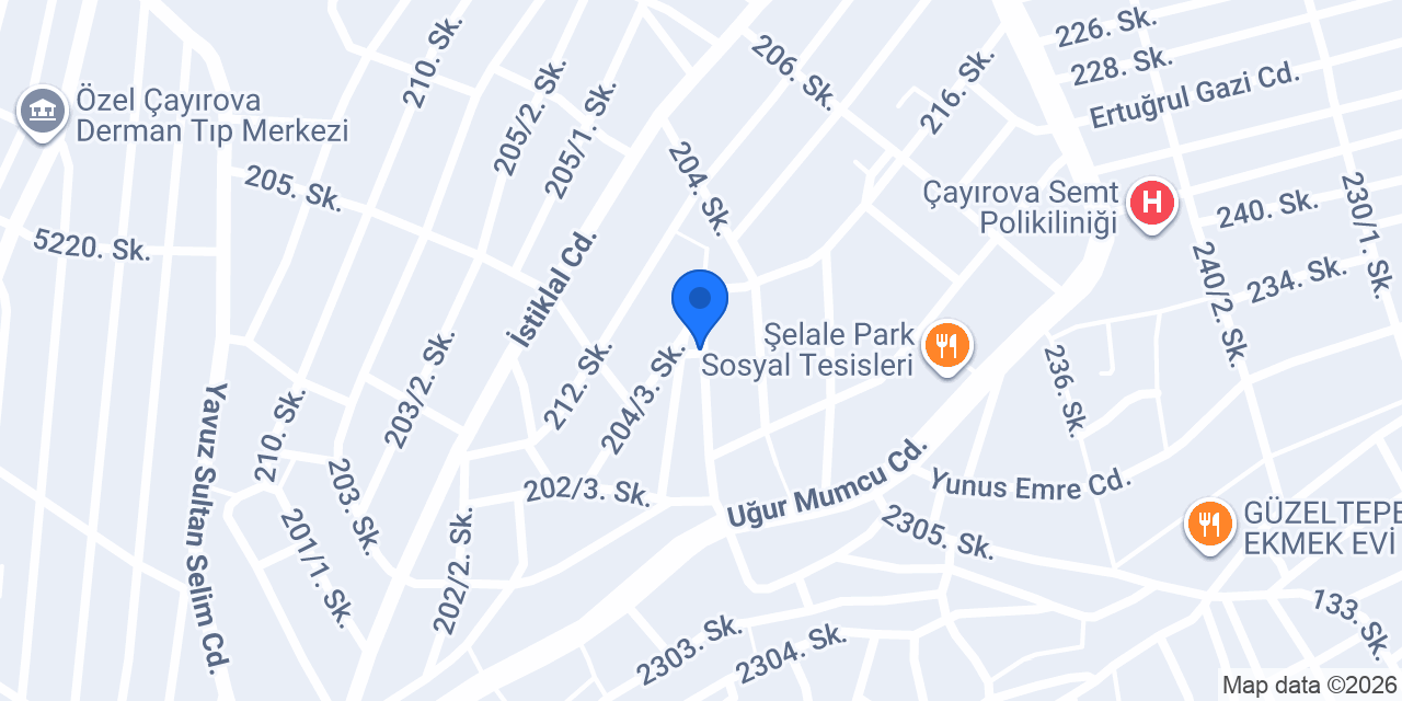 Doğanay elektrik konumu