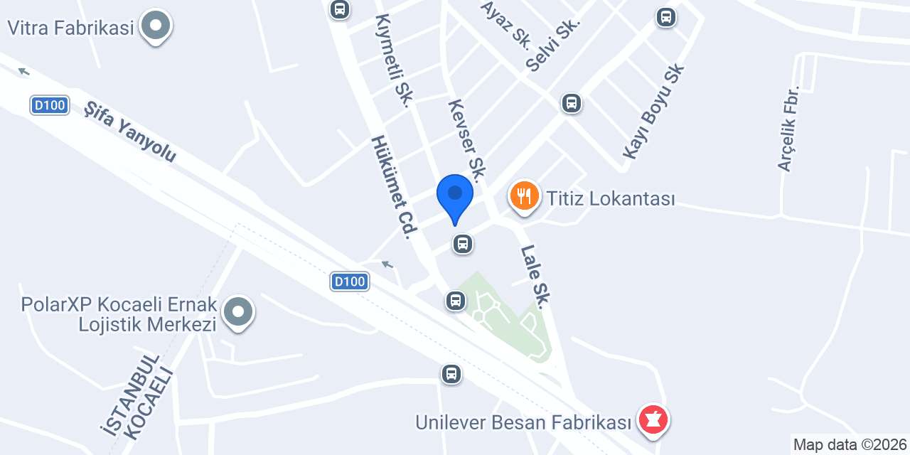 Özel Erbay Sürücü Kursu konumu