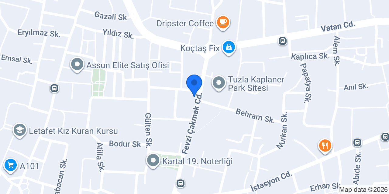 ÖZ Öztürk Avize konumu