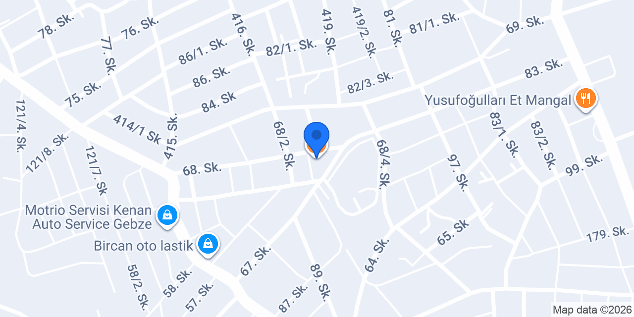 Bidolu cafe& Dondurma konumu